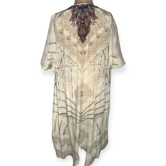 Camilla With Both Hands multi wear crystal embellished long silk vest - Picture 13 of 15